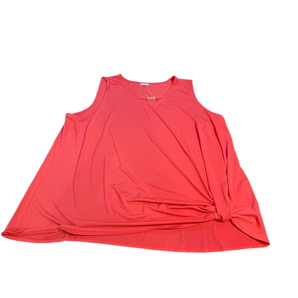 Coral sleeveless blouse/top‎ C Est. 1946 plus size  26/28W